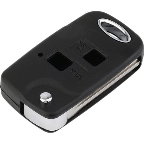 1PC 2 Button Car Remote Flip Key Fob Case for Toyota for Corolla for Celica for Rav 4 for Yaris modifications E43