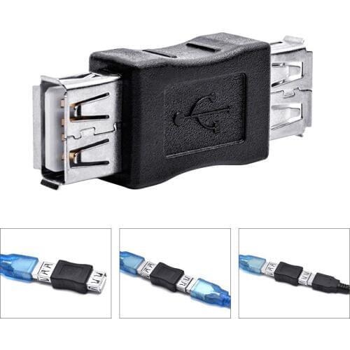 1 Piece USB 2.0 Extender Female to Female Cord Adapter Data Cable 2.0 Extender Cord for PC TV USB usb micro sd adapter