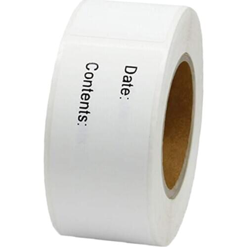 125 Pieces Self-adhesive Sticker Paper Sticker for Food Storage