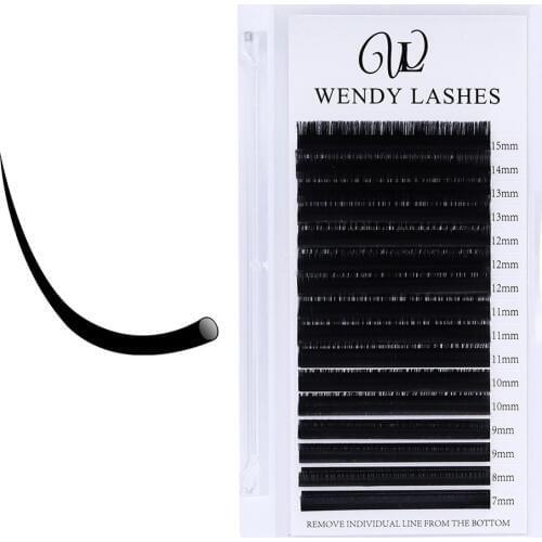 16 Rows Mix-Length Individual Eyelash Extension 7-15 mm Mix Classic Natural Long Eye Lashes Korea Silk Volume Lash Extension