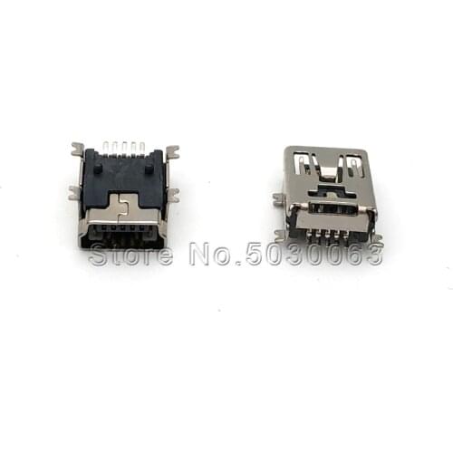 20pcs/lot Mini USB Interface Data Interface Connector 5pin MINI USB Socket