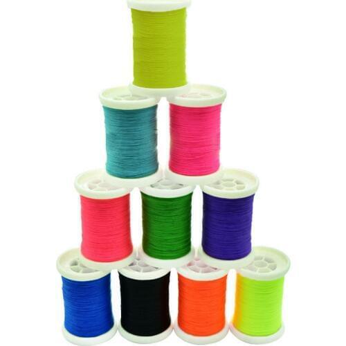 5pcs/lot 200M Rod Guide100DTying Thread NCP Braided wire Polyester Fiber Material Guide Ring Fasten Line Rod DIY Build Accessor