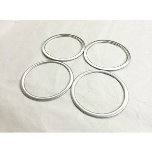 Car Accessories for Nissan 2014 2015 2016 Qashqai J11 ABS Chrome Door Stereo Speaker Ring Cover Decoration Protector Trims 4pcs