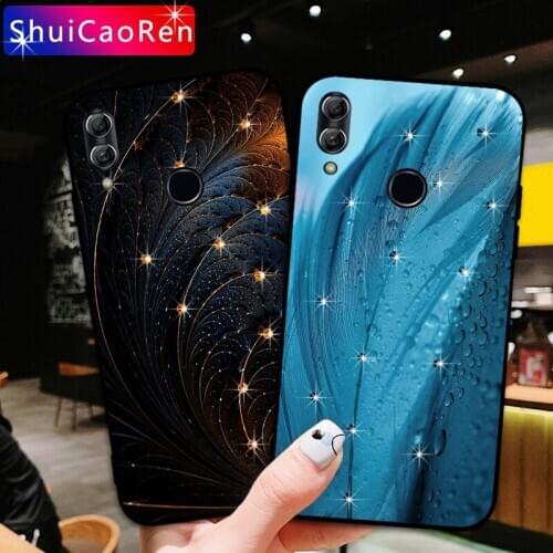 Rhinestone Glitter Soft Case For Huawei P10 Plus TPU Fundas Coque Cover For Huawei Honor 8 8C 8S 9 10 Lite 9i 10i