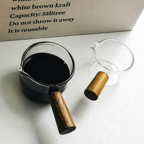 Japanese Style Handle Sauce Dish Gravy Dipping Snack Ketchup Bowl Glass Espresso Cups Tableware Mini Small Milk Pot