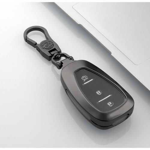 Zinc Alloy Car Key Case Auto Key Protection Cover For Chevrolet New Malibu XL Equinox Car Holder Shell Car Styling Accessories