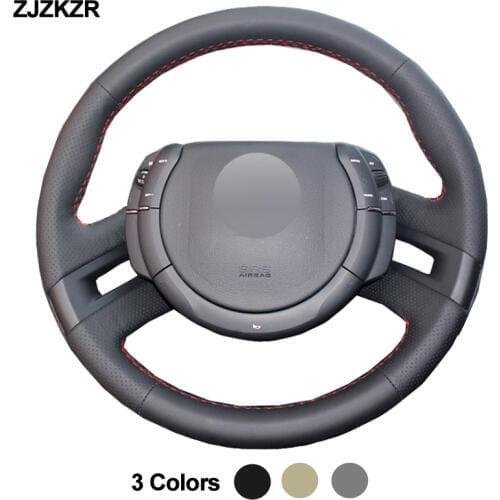 Car Auto Steering-Wheel Cover For Citroen C4 Picasso 2007-2013 Stuurhoes Volant Braid on the Steering wheel 2008 2009 2010 2011