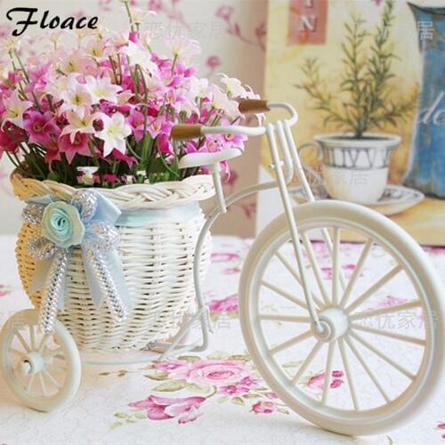 Floace Rattan flowers artificial flower set home furnishings silk flower dining table decoration flower
