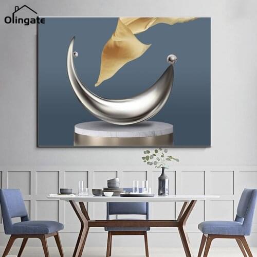 Nordic Geometric Wall Art Abstract Modern Poster and Prints Minimalist Canvas Painting Home Decor Wall Picture for Bedroom