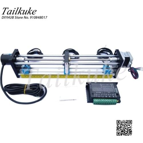Learn PLC Stepper Motor Leading Screw Skid Platform Suite and Kit with Encoder Driver