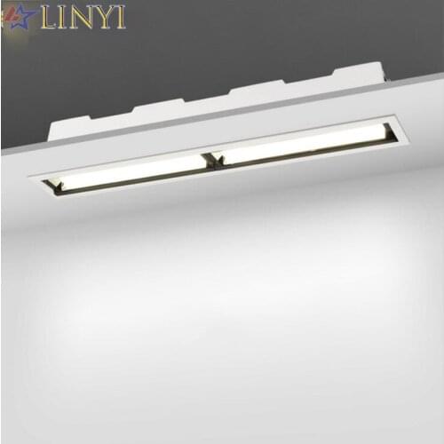 Square Dimmable LED Strip Lights Indoor Lighting Recessed LED Ceiling Spot Lights AC110V 220V CREE COB LED Downlight 10W 20W 30W