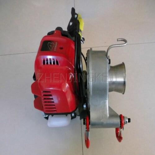 1 Ton Small Portable Wring Mill Gasoline Maneuver Take-up Machine Multifunction Electric Power Construction Tractor Equipment