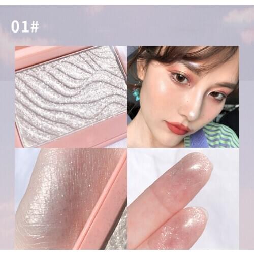 Shimmer Tone Highlighter Glow Face Contour Brighten Glitter Makeup Blusher Powder Palette 3D Bronzers Pearle Cosmetic Brushes #2