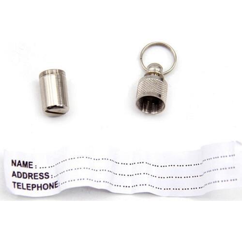 Metal Pet Dog Cat ID Tag Name Address Phone Label Identity Hanging New Silver Personalized Anti Lost Pet Collar Accessories