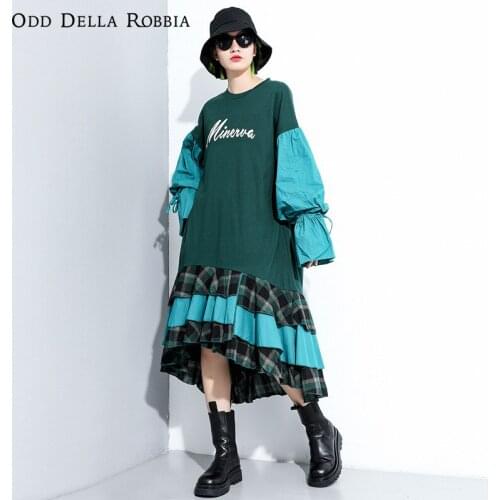 Модные платья в клетку Odd Della Robbia China At AliExpress