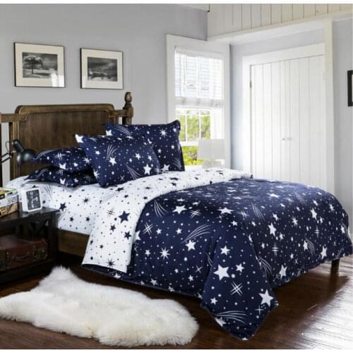 Hot-selling fantasy starry sky style, bed sheet, duvet cover, 3-4 pieces of full-size bed, (US/UK/AU/FR/JP) specifications