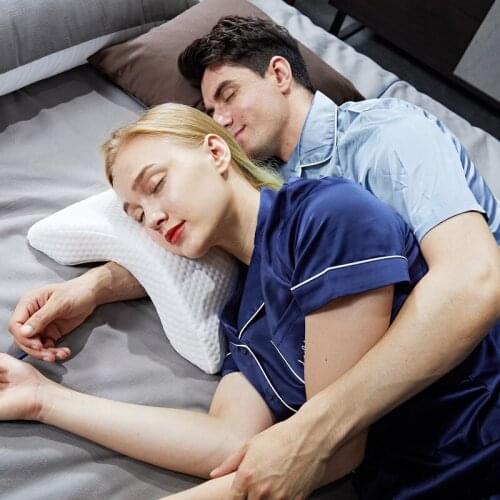 Couple Slee Memory Foam Pillow Slow Rebound Leg Pillow Comfy U Shaped Bed for Love Body Travel C Shape Nursing Pain Funda Bebe
