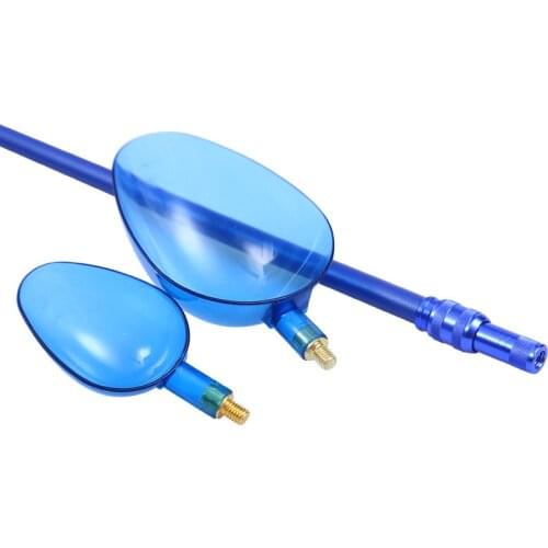 Fishing Bait Throwing Spoons Nesting Device Retractable Can Head Fish Bait Casting Scoop Long Throw Fixed Point Fishing Gear