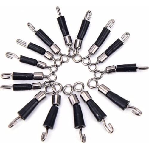Ball Bearing Swivel Solid Rings quick fast link connector Fishing Hook 30 Pcs/Pcak