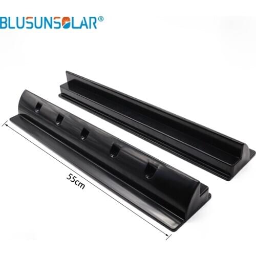 1 set UV resistant ABS solar panel spoiler bracket long side solar mount bracket 550mm for Caravan/Rv roof/motorhome/Boat