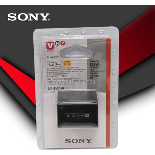Sony Original NP-FV70A NP FV70A Camera Battery For Sony AX700 AX45 60 AX100E AXP55