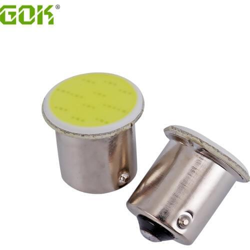 Super Bright 50Pieces/lot S25 1156 led COB 12SMD 1156 BA15S P21W Auto Car Signal Reverse Led turn signal Light White 12V