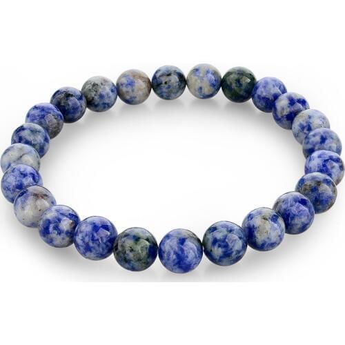 Szelam 2019 Tiger Eye Beads Bracelets & Bangles Elastic Rope Chain Natural Stone Bracelets For Women and Men Jewelry SBR140389