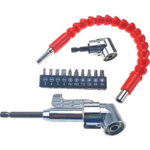 Screwdriver Corner Screwdriver Bit Universal Flexible Shaft 105 Degree Corner Extension Rod