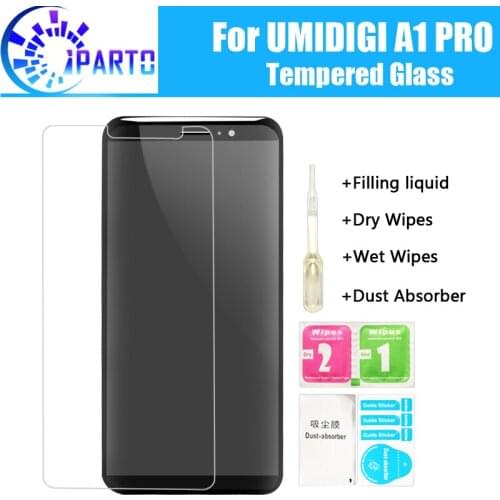 UMIDIGI A1 PRO Tempered Glass 100% Good Quality Premium 9H Screen Protector Film for UMIDIGI A1 PRO (Not 100% covered)