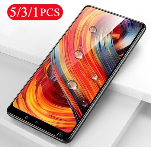 5/3/1Pcs glass for xiaomi mi MAX 2 3 phone screen protector for xiaomi mi mix 2 2s 3 protective tempered glass smartphone film