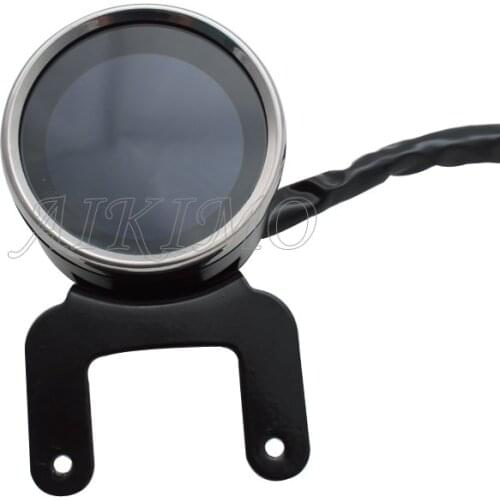 1 pcs 12V LED Universal Motorcycle Speedometer Odometer Tachometer Motorcycle Gauge Fuel Meter Multifunction Night Vision Dial