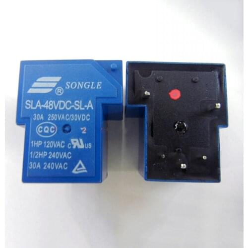 10pcs Power relays SLA-48VDC-SL-A 48V 30A 5PIN T90 a group of normally open High-quality