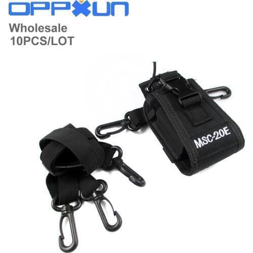 100pcs MSC-20E Nylon Radio pouch carry Case Handsfree Holder for Motorola GP340 GP328 GP68 GP88 Two Way Radios Bag Case Holder