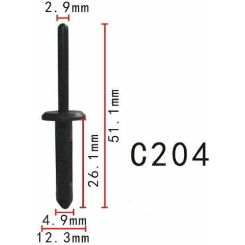 100x / 500x OEM for Blind Rivert for Chrysler 6500898