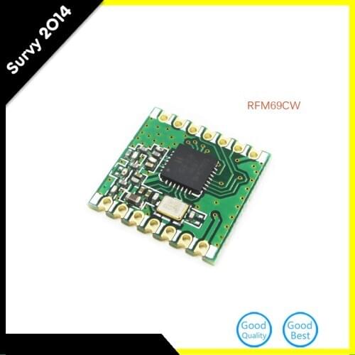 2PCS RFM69CW HopeRF 433Mhz Wireless Transceiver with RFM12B compatible Footprint