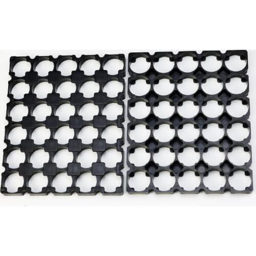 30pcs/lot MasterFire 5*6 21700 Lithium Battery Holder Bracket Cell Safety Anti Vibration Plastic Brackets For 21700 Batteries