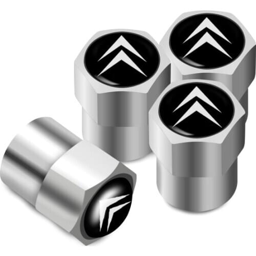 4Pcs 3D Metal Tire Valve Caps Car Tyre Air Stems Cover For Citroen Xsara Berlingo Celysee Vts C1 C3 C4 C5 C6 Accessories