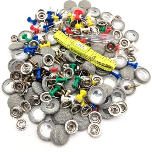60pcs x Car Interior Cloth Fixing Screw Cap Roof Snap Rivets Repair Headliner Button