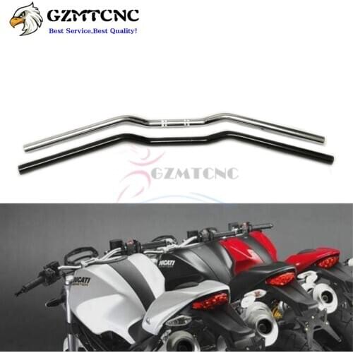 7/8" 22MM Motorcycle Handlebars Drag Bars Wheel 29.5" for Ducati Monster 696 2008 2009 2010 2011 2012 2013 Original Model Bikes