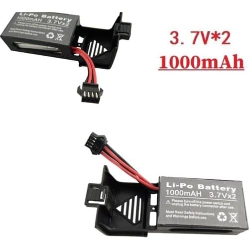 3.7Vx2 1000mah Li-Po battery for Udi U842 U842 U842 U842-1 U818S RC Quadcopter spare parts for 7.4v drone battery