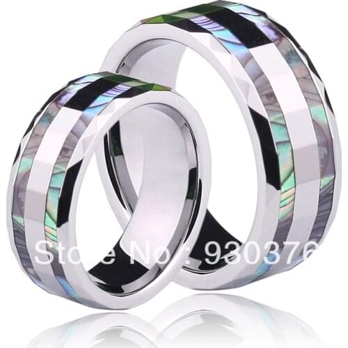 Free Shipping and Free Engrave Super Deal Size 4-12.5 Bohemian exaggerated Tungsten Ring Woman Mans wedding Rings Couple Rings