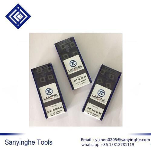 CCMT09T304NN LT10 CCMT09T308NN LT10 sanyinghe cnc carbide turning inserts cnc blade lathe tool( 10pcs/lots