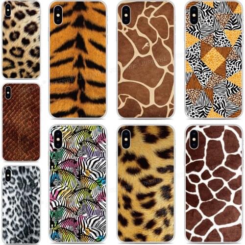 Animal Skin Texture TPU Phone Case For LG Nexus 5X Q6 Q7 V30 V40 V50 G6 G7 G8 ThinQ K11 K10 K9 K8 2018 X Power Stylo 4 5 Cover