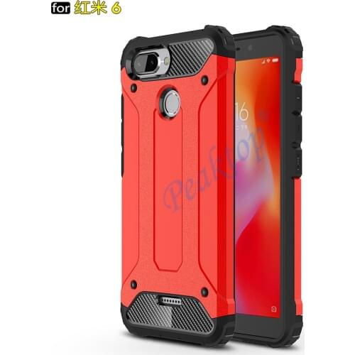 Cover Case for Xiaomi Redmi 6 Case Xiaomi Redmi 6 Redmi6 Shock Proof Tough Silicone Heavy Duty Armor Phone Case