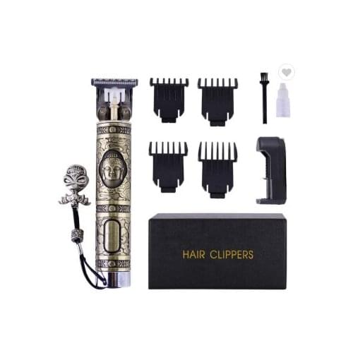 Close-cutting Digital Hair Trimmer Rechargeable Electric Hair Clipper barbershop Cordless 0mm t-blade baldheaded outliner men