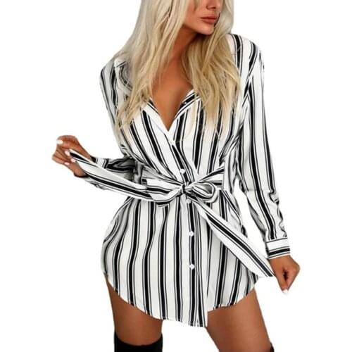 FENGTINGFENGTING Black And White Blouses