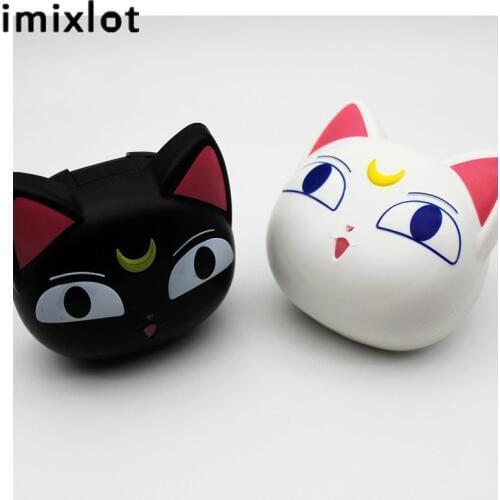 Imixlot New Arrival Cute Cat Contact Lens Case With Mirror Contact Lenses Box for Man and Women Portable Holder