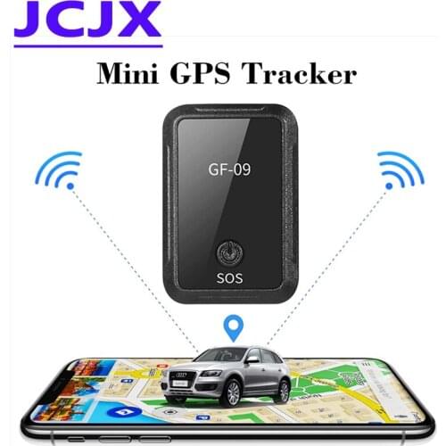 GF-09 Mini GPS Tracker Car GPS Locator APP Control Anti-Theft Device Tracker GSM/GPRS Recording Tracking Device Voice Control