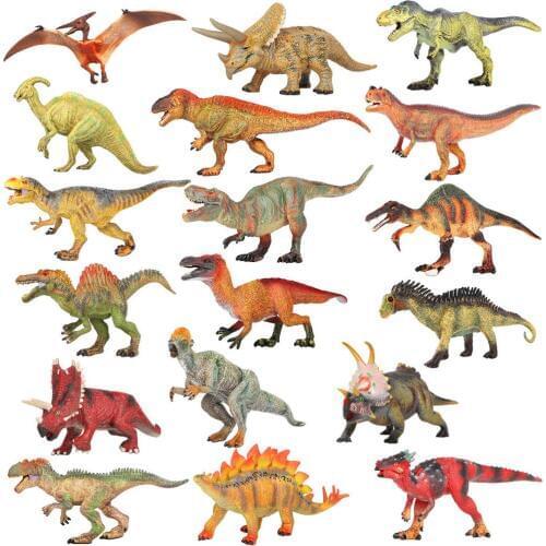 20 * 7 * 11CM Large Hard Hollow Simulation Dinosaur Model Toy T-Rex Stegosaurus Childrens Toy