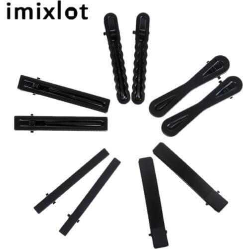 IMIXLOT Fashion Black Color 5 kinds Of shape Hair Clip Temeperment Female Joker Barrettes Accessories
